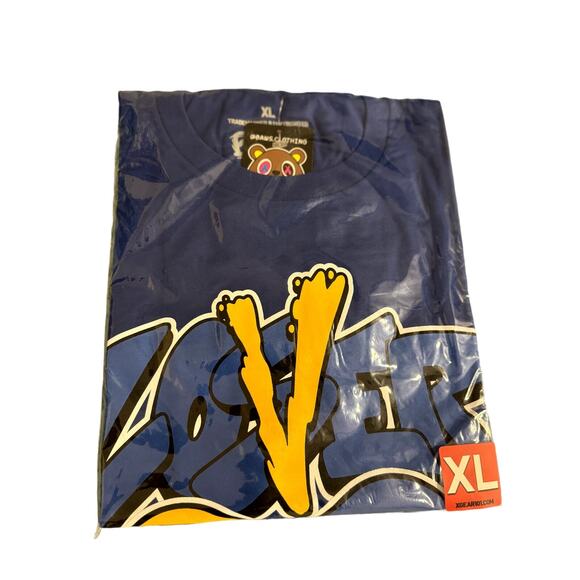 BAWS MENS T-SHIRT BLUE/YELLOW XL T-SHIRT NWT - Picture 4 of 6